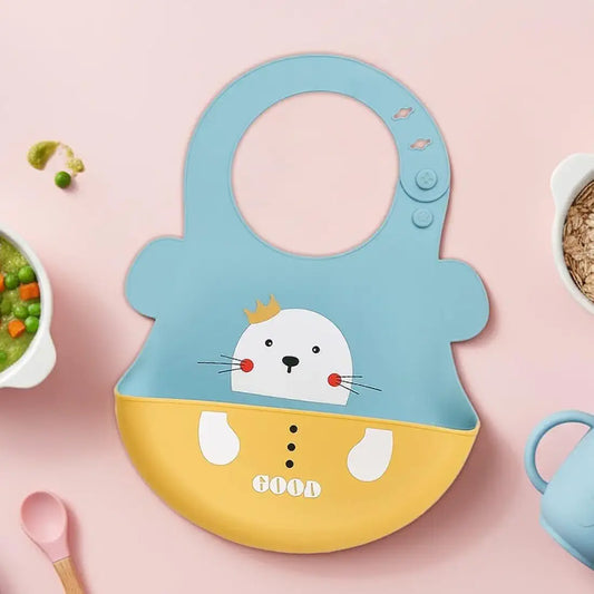 Washable Silicone Baby Feeding Bib