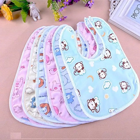 Baby Mealtime Cloth Feeding Bib 👶-set of 6